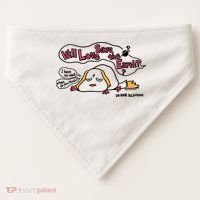 Miyazaki Goro Will Love Save The Earth I Have No Idea USA-Made Doggie Bandana thumb 0