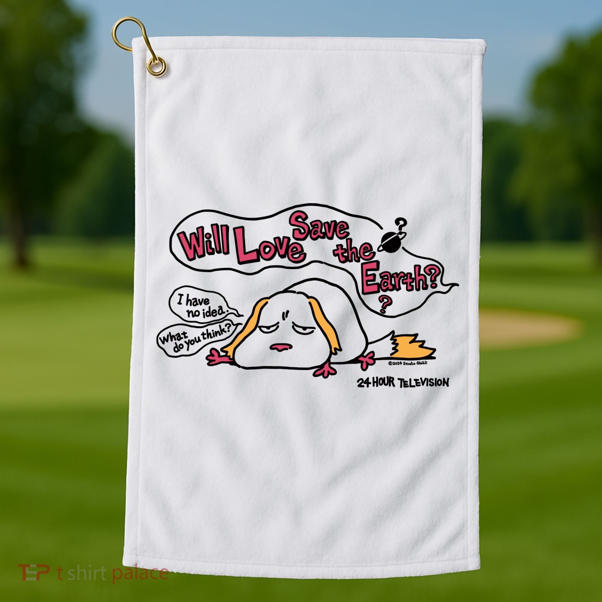 Miyazaki Goro Will Love Save The Earth I Have No Idea Golf Towel
