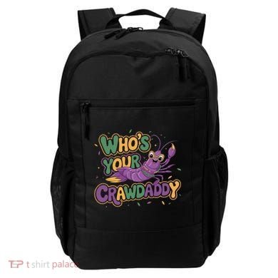 Mardi Gras WhoS Your Crawdaddy Fun Party Gift Backpack