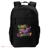 Mardi Gras WhoS Your Crawdaddy Fun Party Gift Backpack thumb 0