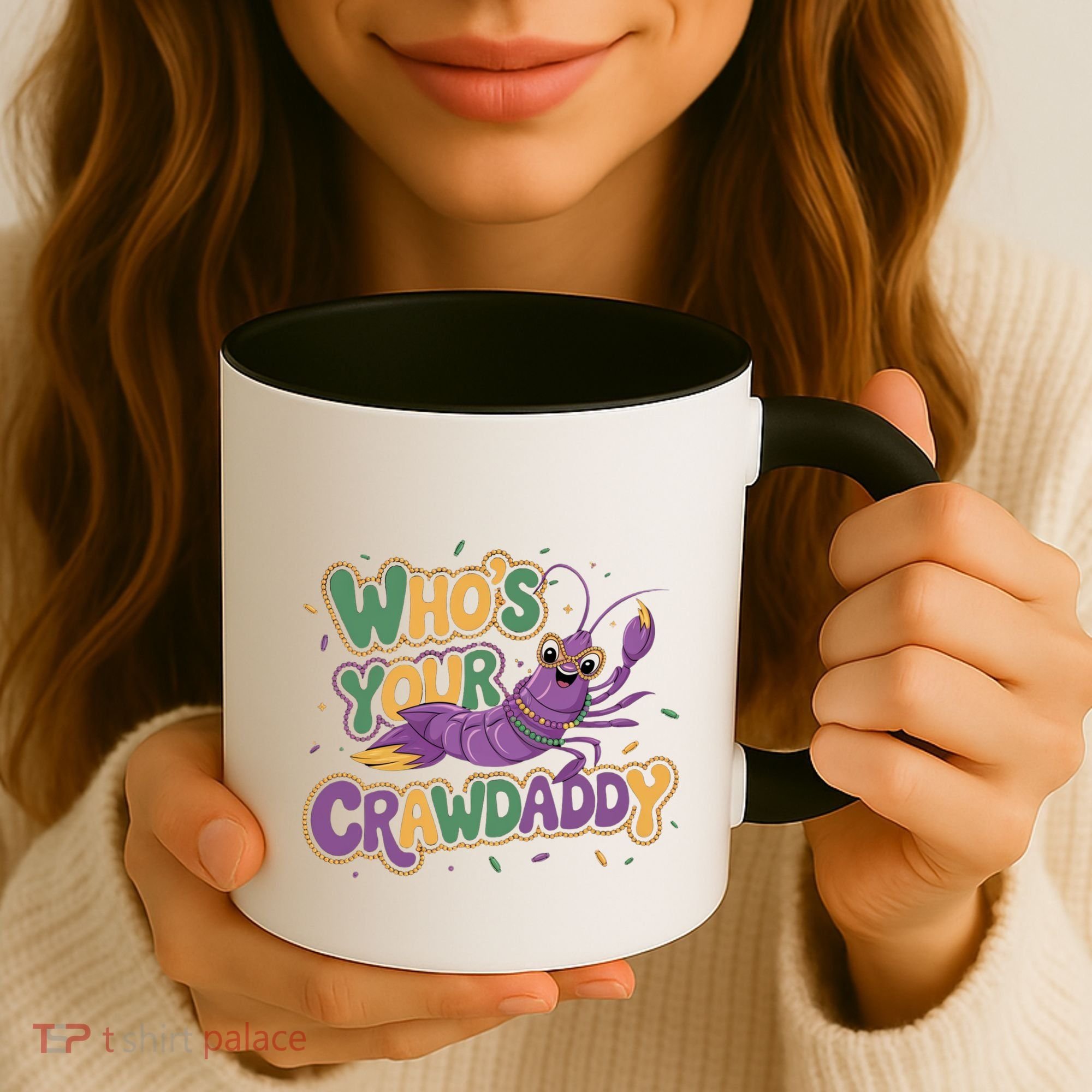 Mardi Gras WhoS Your Crawdaddy Fun Party Gift Coffee Mug
