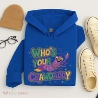 Mardi Gras WhoS Your Crawdaddy Fun Party Gift Hoodie thumb 4