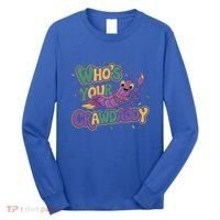 Mardi Gras WhoS Your Crawdaddy Fun Party Gift Long Sleeve Shirt thumb 0