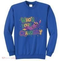 Mardi Gras WhoS Your Crawdaddy Fun Party Gift Sweatshirt thumb 0