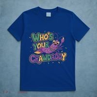 Mardi Gras WhoS Your Crawdaddy Fun Party Gift T-Shirt thumb 5