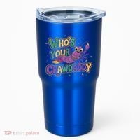 Mardi Gras WhoS Your Crawdaddy Fun Party Gift Tumbler thumb 0