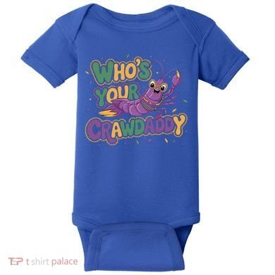 Mardi Gras WhoS Your Crawdaddy Fun Party Gift Baby Bodysuit