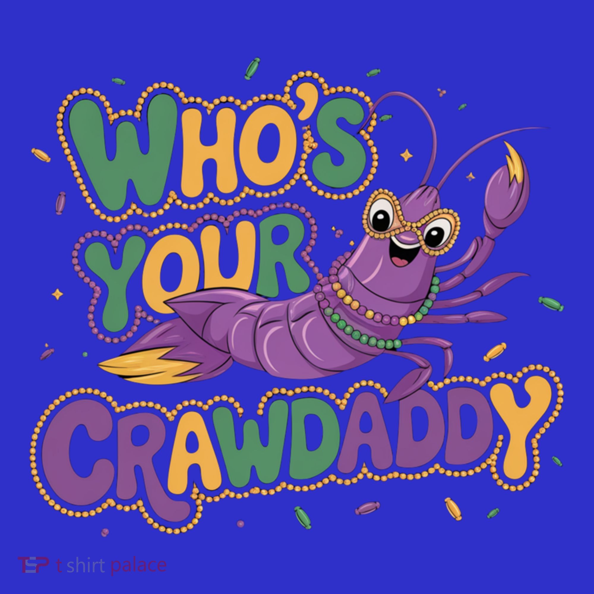 Mardi Gras WhoS Your Crawdaddy Fun Party Gift Toddler Hoodie