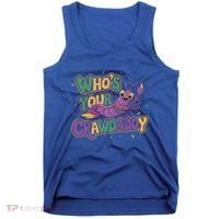 Mardi Gras WhoS Your Crawdaddy Fun Party Gift Tank Top thumb 0