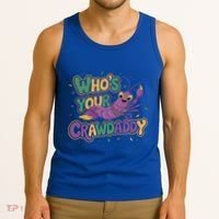 Mardi Gras WhoS Your Crawdaddy Fun Party Gift Tank Top thumb 3