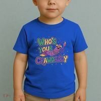 Mardi Gras WhoS Your Crawdaddy Fun Party Gift Toddler T-Shirt thumb 2