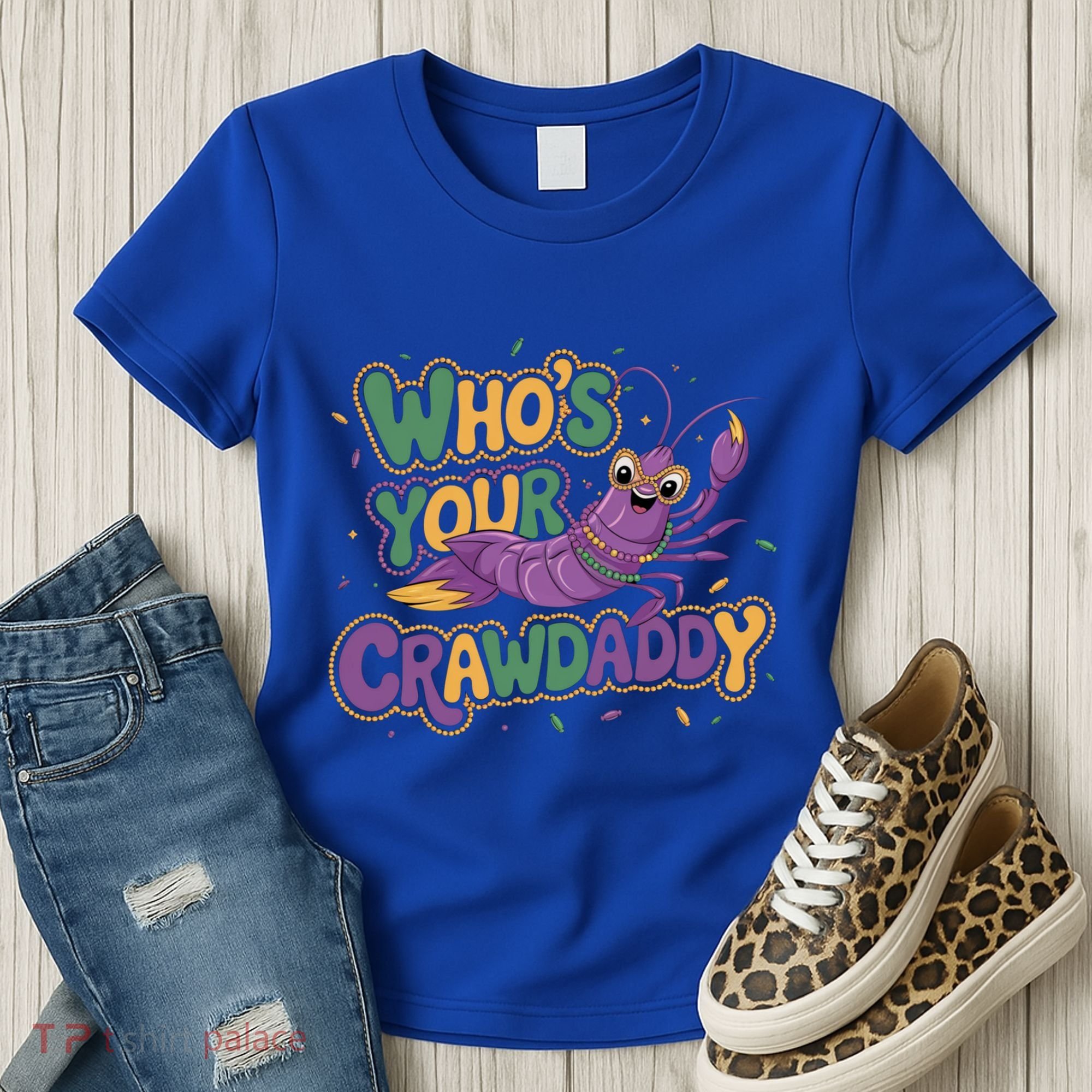 Mardi Gras WhoS Your Crawdaddy Fun Party Gift Women's T-Shirt