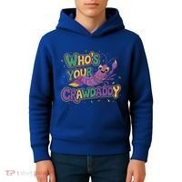 Mardi Gras WhoS Your Crawdaddy Fun Party Gift Kids Hoodie thumb 4