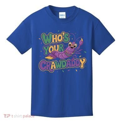 Mardi Gras WhoS Your Crawdaddy Fun Party Gift Kids T-Shirt