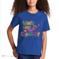 Mardi Gras WhoS Your Crawdaddy Fun Party Gift Kids T-Shirt thumb 2
