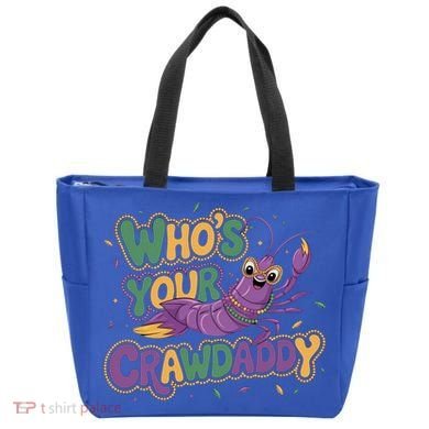 Mardi Gras WhoS Your Crawdaddy Fun Party Gift Tote Bag