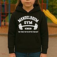 Mandelbaum Gym You Think YouRe Better Than Me Kids Hoodie thumb 3