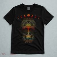 Moon Hippie 60s 70s Vibe Trees Of Life Retro Graphic T-Shirt thumb 5