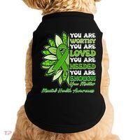 Mental Health Awareness You Matter Doggie Tank thumb 0