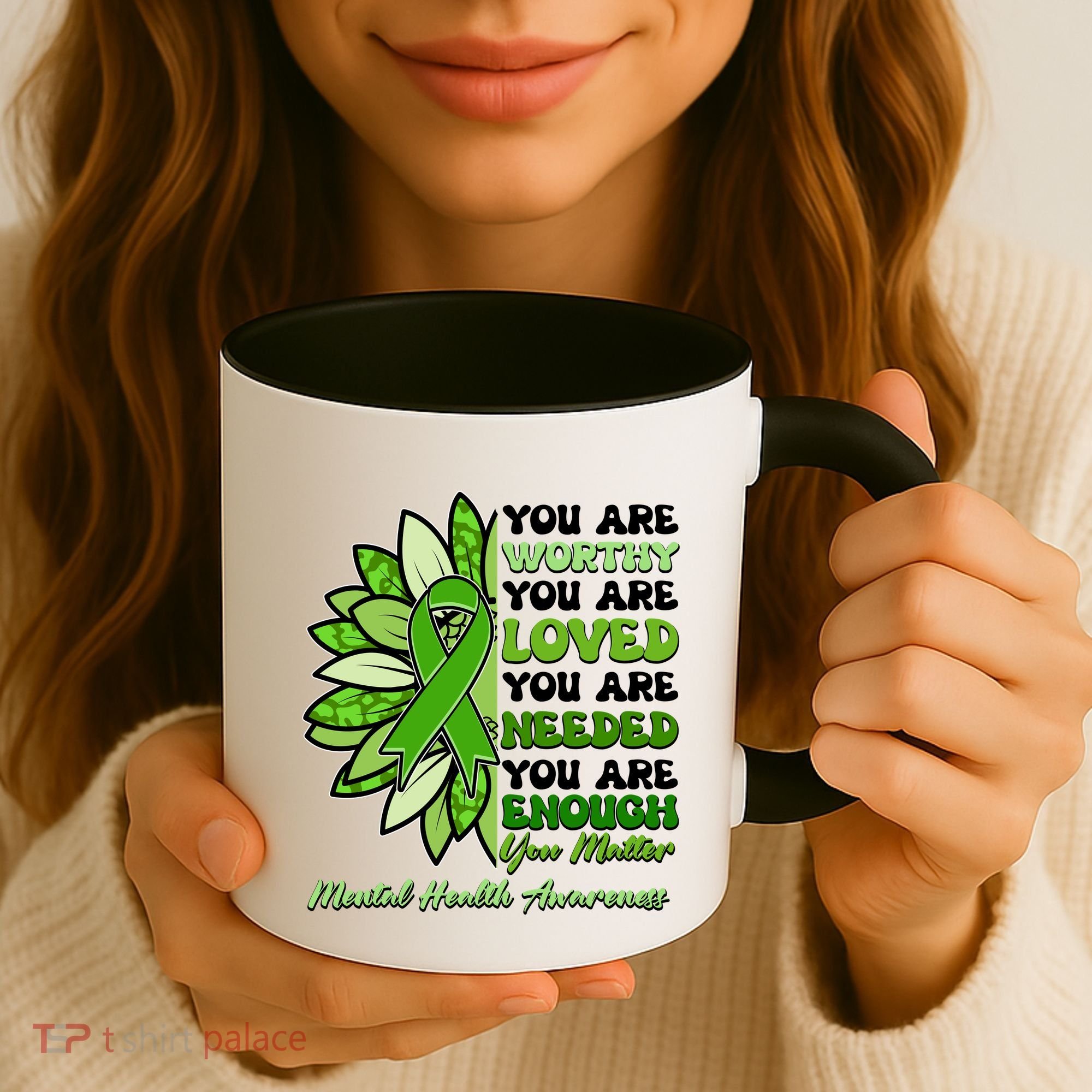 Mental Health Awareness You Matter Coffee Mug