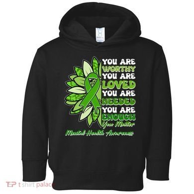 Mental Health Awareness You Matter Toddler Hoodie