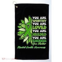 Mental Health Awareness You Matter Golf Towel thumb 0