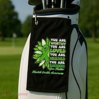 Mental Health Awareness You Matter Golf Towel thumb 2