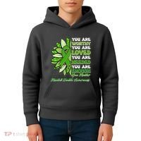 Mental Health Awareness You Matter Kids Hoodie thumb 4