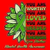Mental Health Awareness You Matter Santa Hat thumb 1
