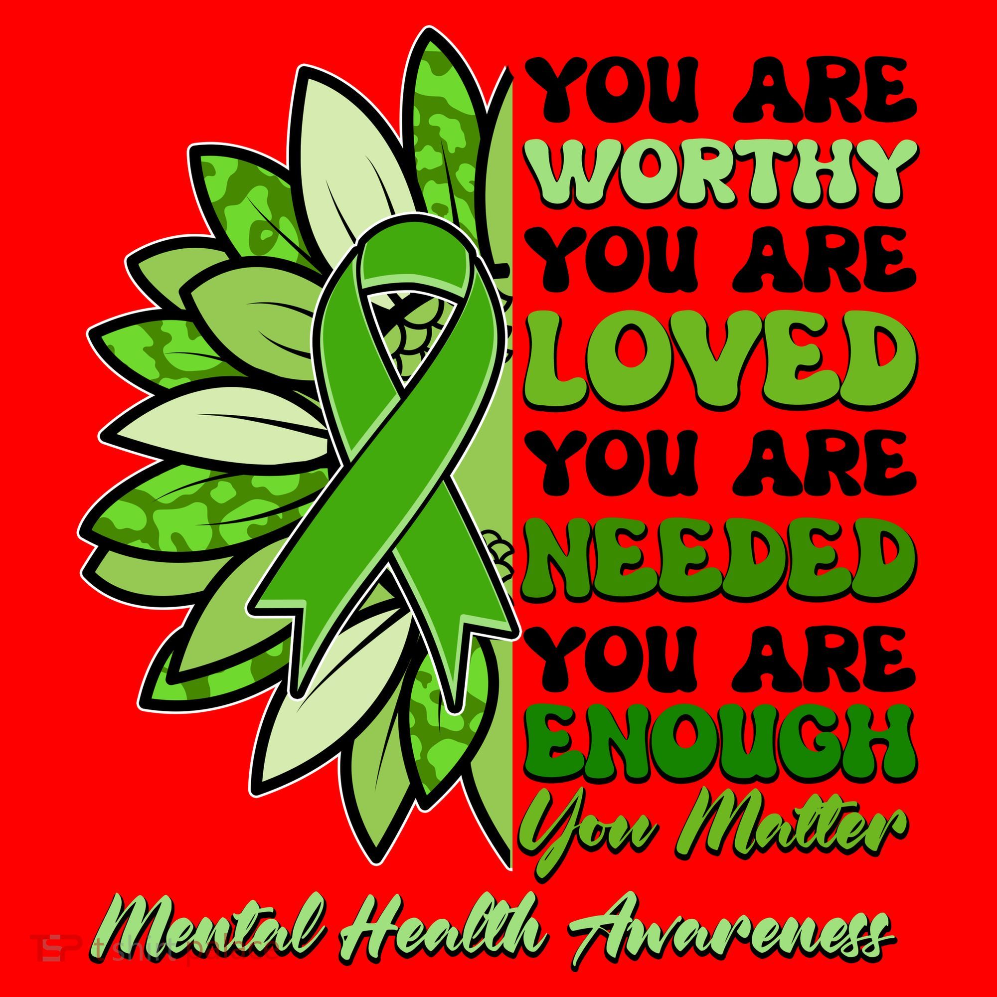 Mental Health Awareness You Matter Santa Hat