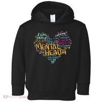 Mental Health Awareness Gifts Depression Toddler Hoodie thumb 0
