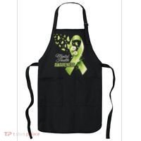 Mental Health Awareness Butterfly Green Ribbon  Apron thumb 0