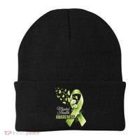 Mental Health Awareness Butterfly Green Ribbon  Beanie thumb 0