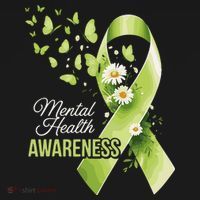Mental Health Awareness Butterfly Green Ribbon  Women's Hoodie thumb 2