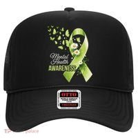 Mental Health Awareness Butterfly Green Ribbon  Hat thumb 0