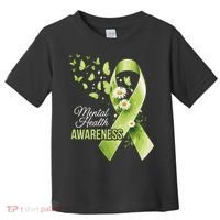 Mental Health Awareness Butterfly Green Ribbon  Toddler T-Shirt thumb 0