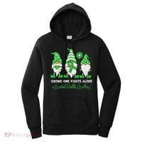 Mental Health Awareness Support Squad Gnome Green Ribbon Women's Hoodie thumb 0