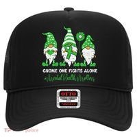 Mental Health Awareness Support Squad Gnome Green Ribbon Hat thumb 0