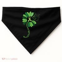 Mental Health Awareness Sunflower USA-Made Doggie Bandana thumb 0