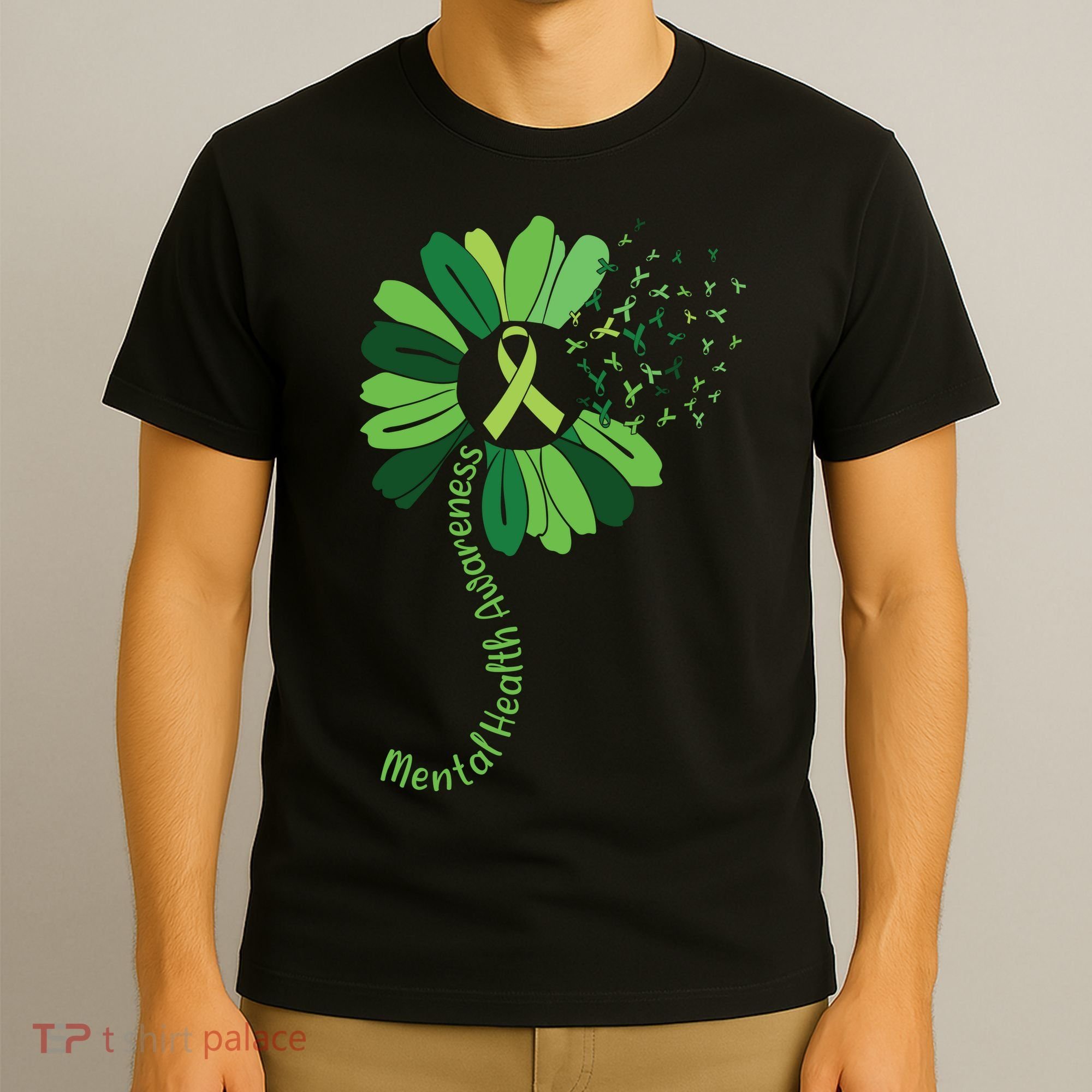 Mental Health Awareness Sunflower T-Shirt