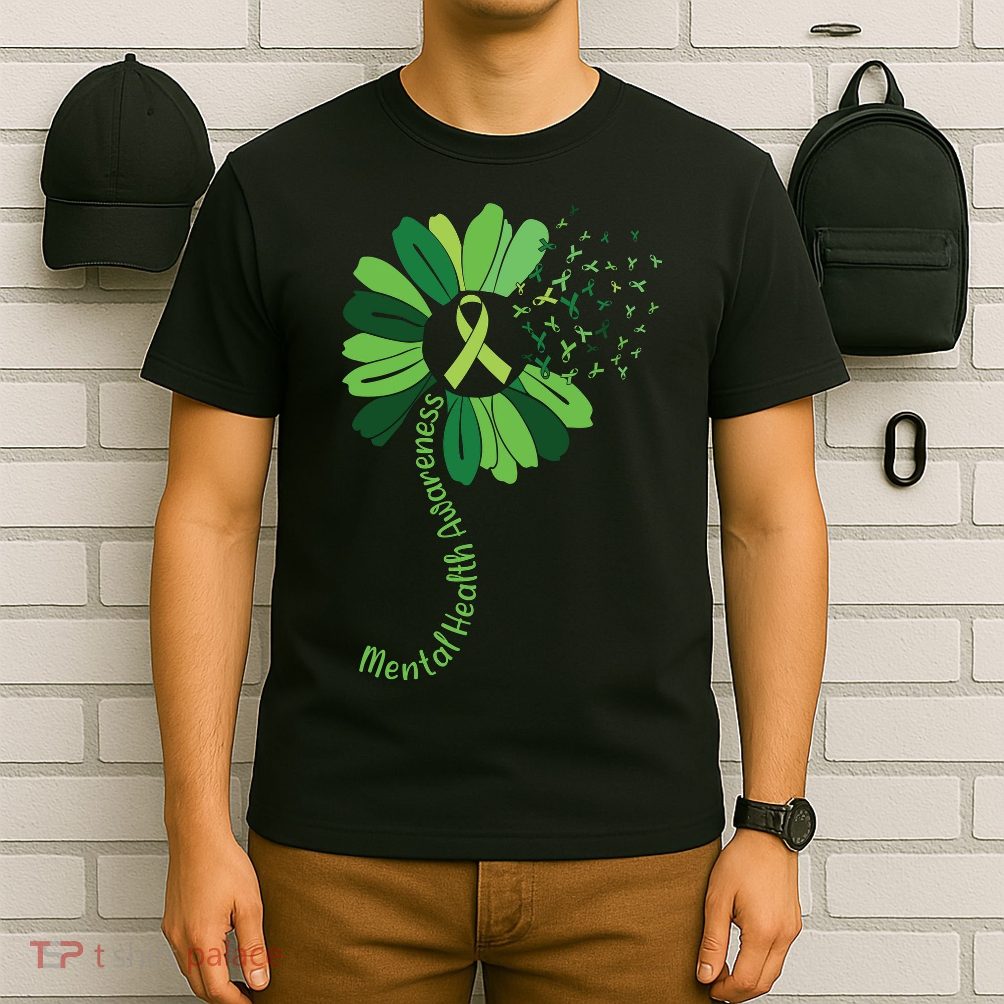 Mental Health Awareness Sunflower T-Shirt