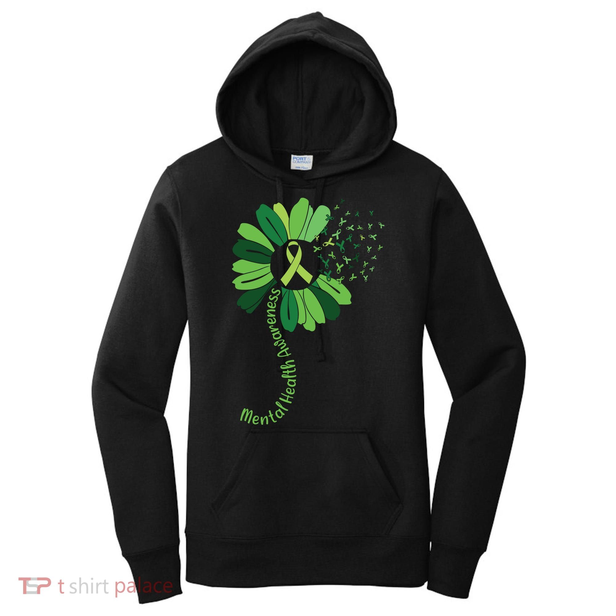 Mental Health Awareness Sunflower Women's Hoodie