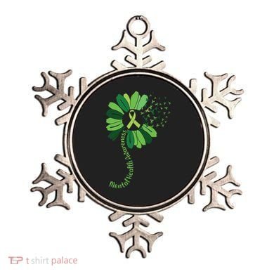 Mental Health Awareness Sunflower Ornament