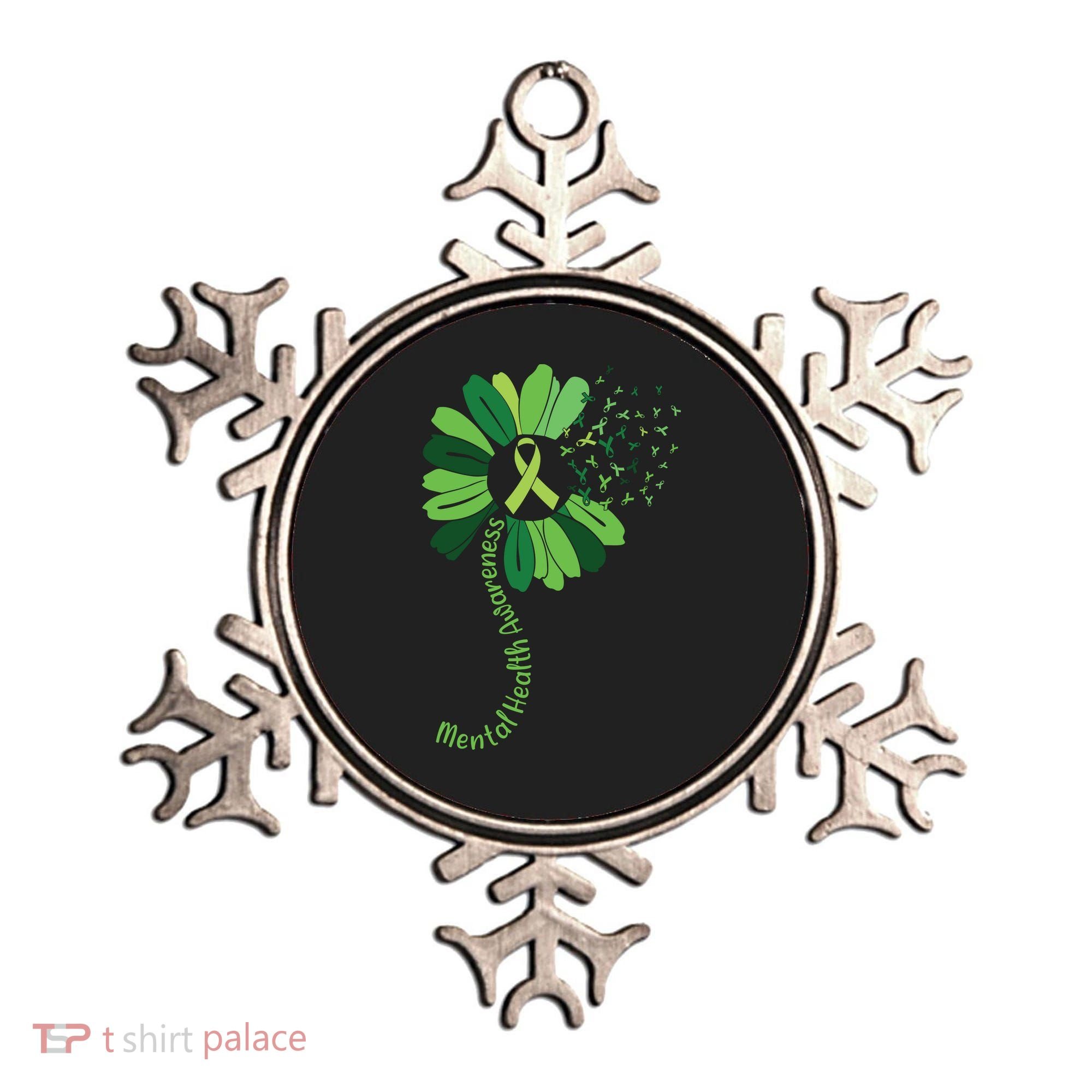 Mental Health Awareness Sunflower Ornament