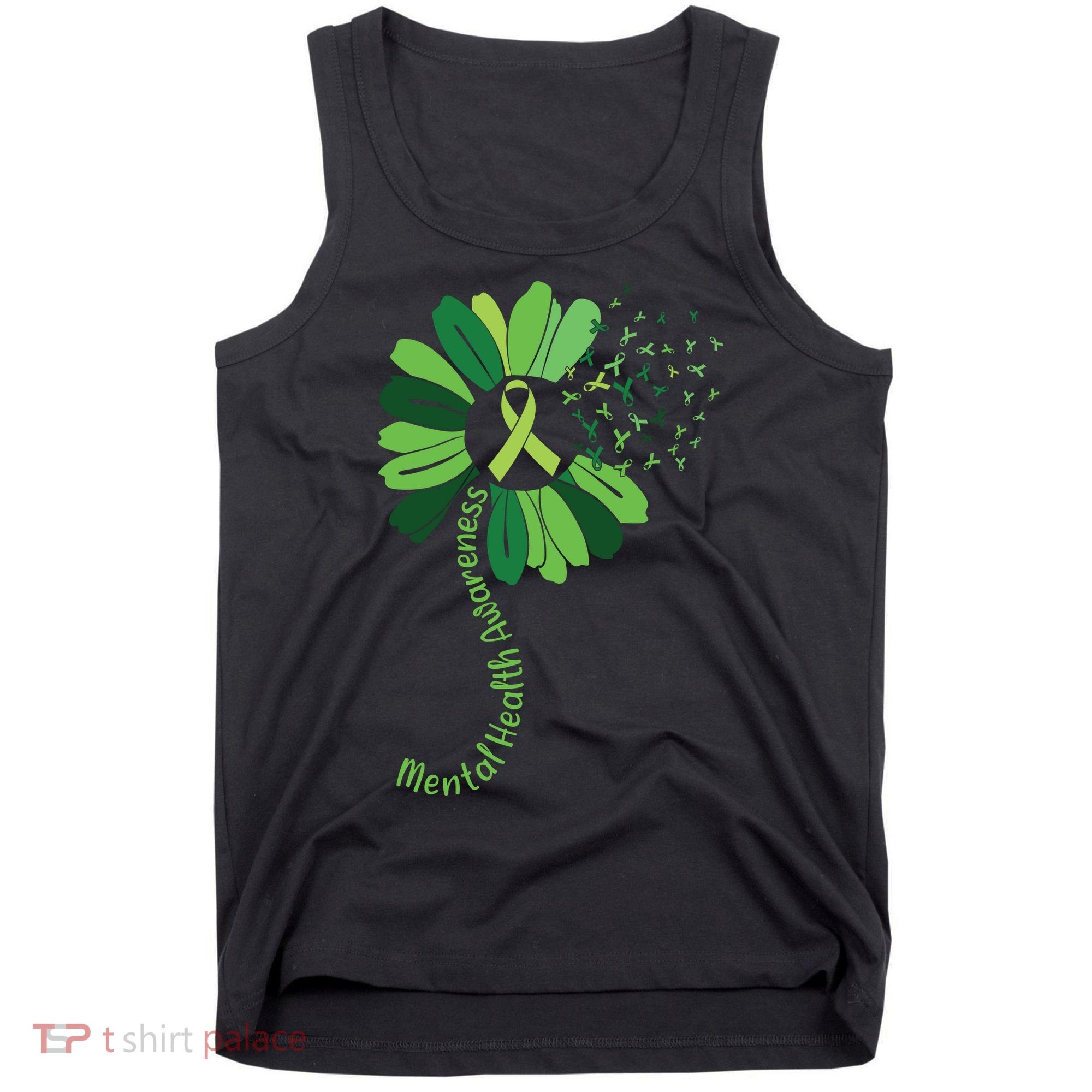 Mental Health Awareness Sunflower Tank Top