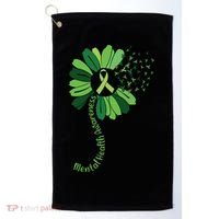 Mental Health Awareness Sunflower Golf Towel thumb 0