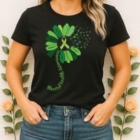Mental Health Awareness Sunflower Women's T-Shirt thumb 2