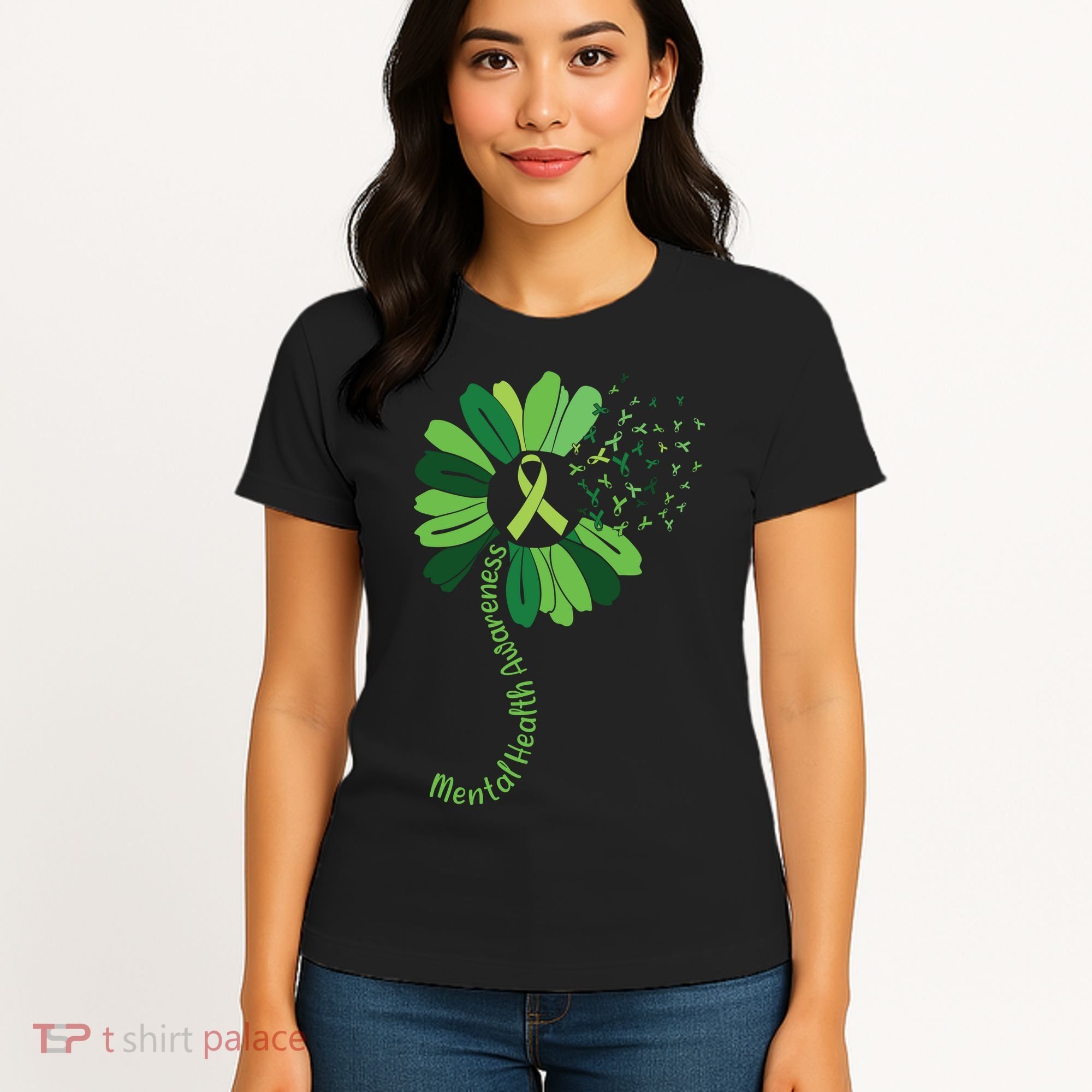 Mental Health Awareness Sunflower Women's T-Shirt