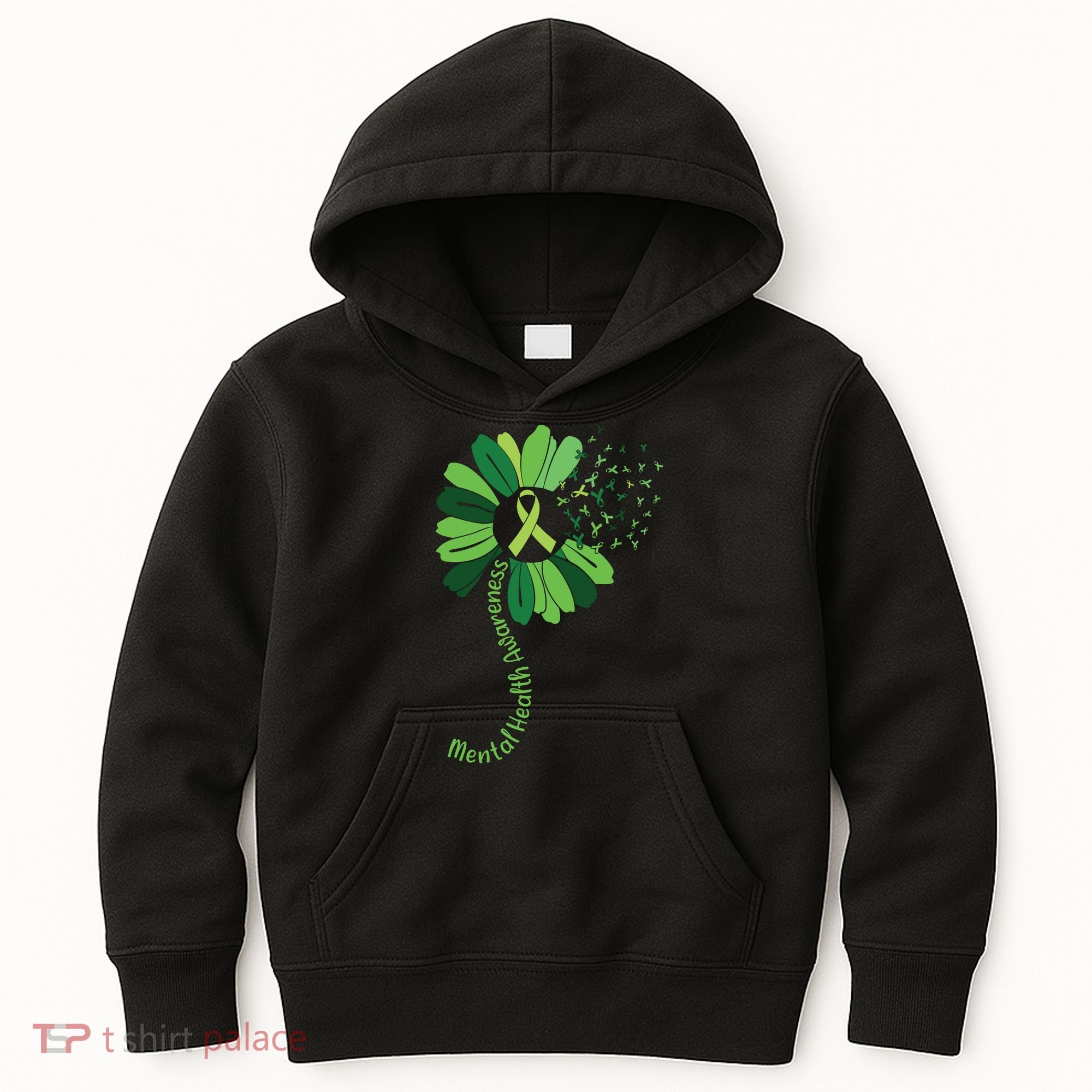 Mental Health Awareness Sunflower Kids Hoodie