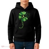 Mental Health Awareness Sunflower Kids Hoodie thumb 4